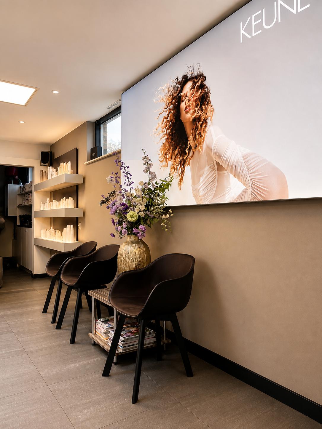 De wachthoek van Kapsalon Tebbe